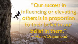 Henry Drummond quote about elevating yourself and others