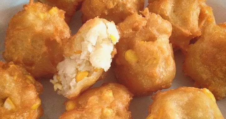 resepi cucur jagung manis