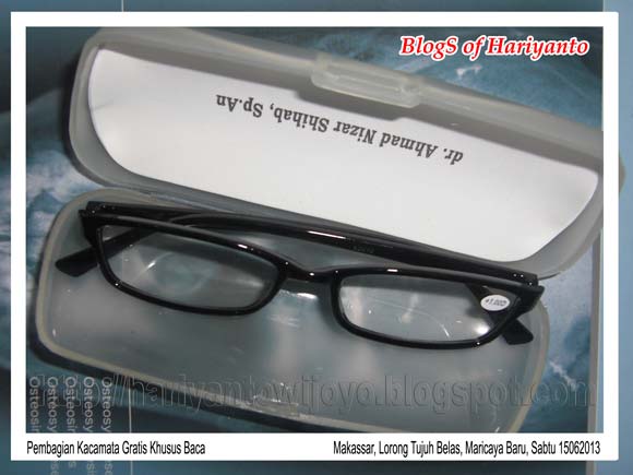 Pembagian Kacamata  Gratis Khusus  Baca  BlogS of Hariyanto
