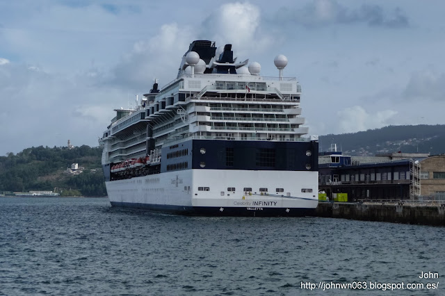 celebrity infinity, celebrity cruises, fotos de barcos, imagenes de barcos, vigo