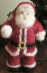 Needle Felted Santa