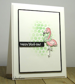 Happy bird-day by Lynn features Flirty Flamingos by Newton's Nook Designs; #newtonsnook