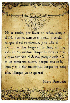 Frases de Mario Benedetti - Imagenes y Carteles