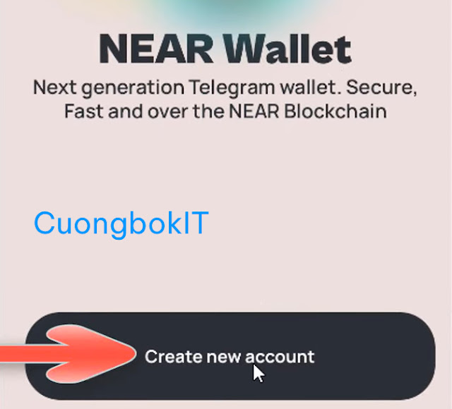 Cách Đào $HOT Coin Trên Telegram Cho Người Mới - NEAR Wallet - CuongbokIT