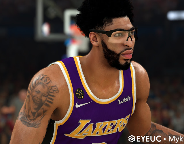 Anthony Davis Cyberface, Afro Hair With Goggle V2 by Myk