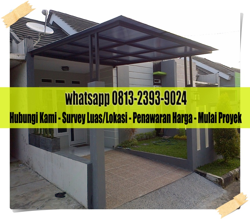 Jasa kanopi solarflat 4mm Ciamis _q0000813 Qc682 (0813 2393 9024)