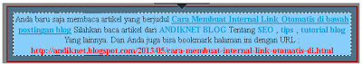 Cara Membuat Internal Link Otomatis di bawah Postingan Blog