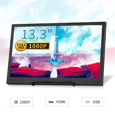 TOGUARD FHD 1080P IPS Portable Monitor 