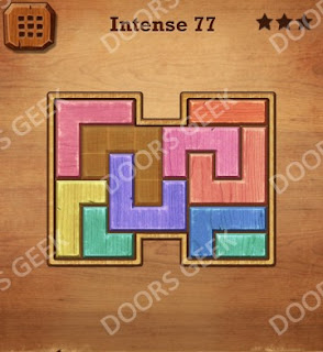 Cheats, Solutions, Walkthrough for Wood Block Puzzle Intense Level 77