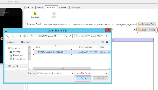 Cara Mudah Flash Lenovo A850i Menggunakan Flastool