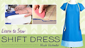 Learn to sew a shift dress