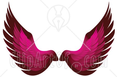 clip art angel wings. -pictures credited to *leave