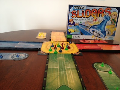 playing Sorry! Sliders