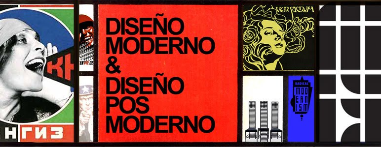 diseño moderno y pos moderno