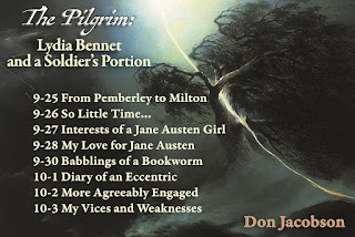 Blog Tour Schedule: The Pilgrim: Lydia Bennet and a Soldier's Portion by Don Jacobson