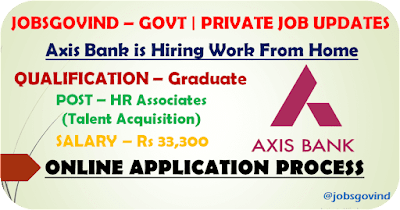 Axis Bank is Hiring