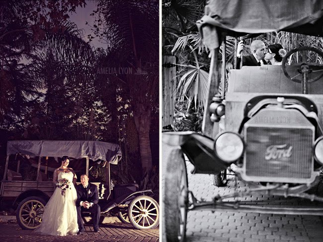 wedding old car