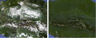 Central Papua, Indonesia — Before And After The Cloud Patch