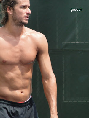 Feliciano Lopez Shirtless at Cincinnati Open 2010