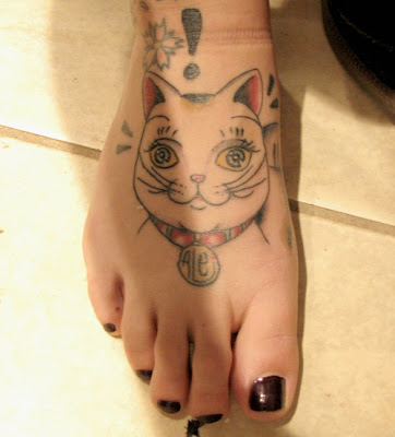 Business Tattoo Cat Tattoos