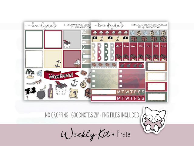 free download digital planner stickers