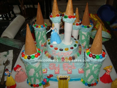 Cinderella's castle cakes