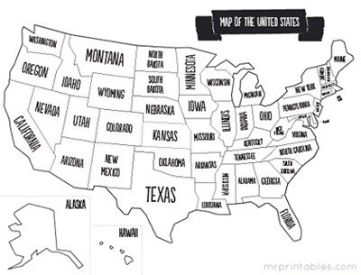 printable usa map for kids with states wwwproteckmachinerycom