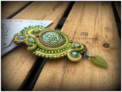 Soutache pendant