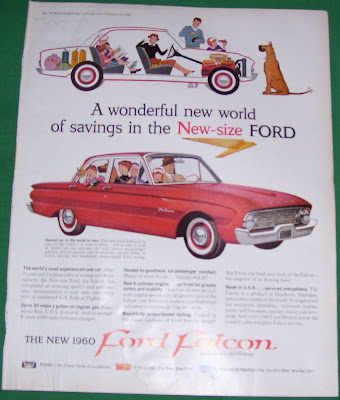 This is an original 1960 Ford Falcon Ad Measures 11 x 8 1 4