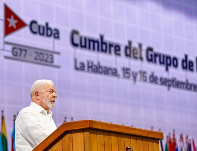 Lula condena embargo a Cuba e reivindica inserção de países em desenvolvimento na Quarta Revolução Industrial