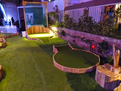 Swingers Crazy Golf in Shoreditch, London