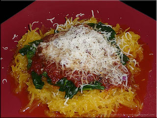 faux spaghetti using spaghetti squash