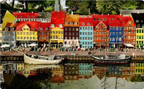 colorfull buildings Strange Legoland billund location Denmark 