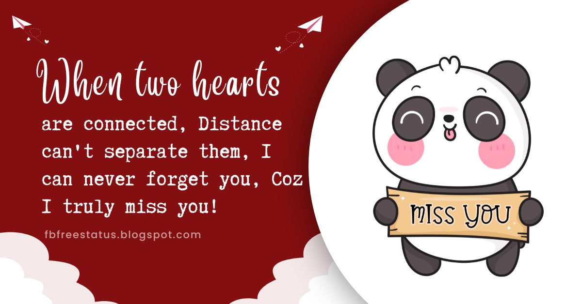Missing You Messages for the Special People in Your Life