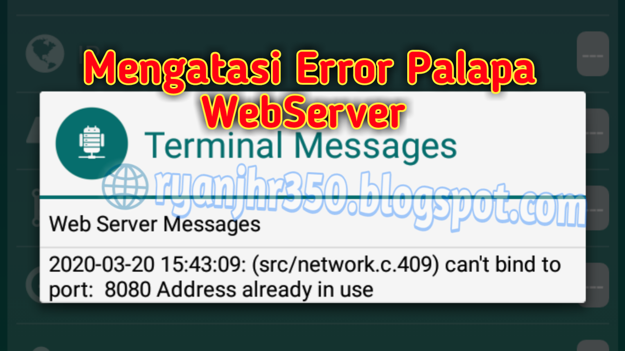 Palapa Web Server Error