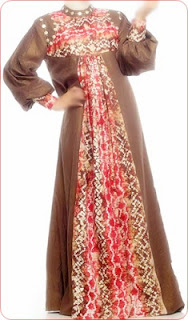 Model baju batik muslim