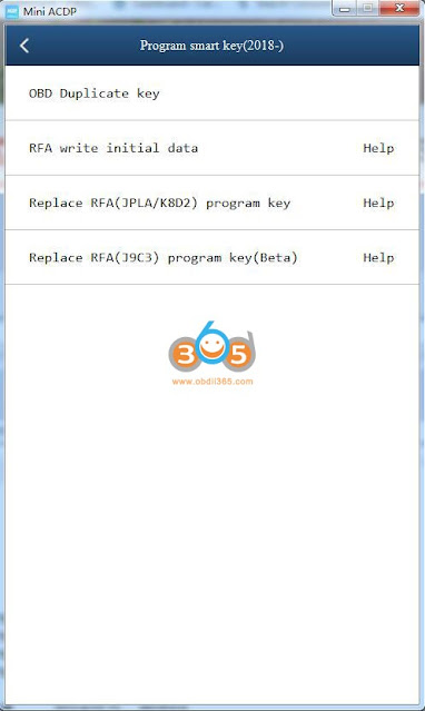 Yanhua Mini ACDP Module 24 JLR 2018+ OBD Duplicate key 3