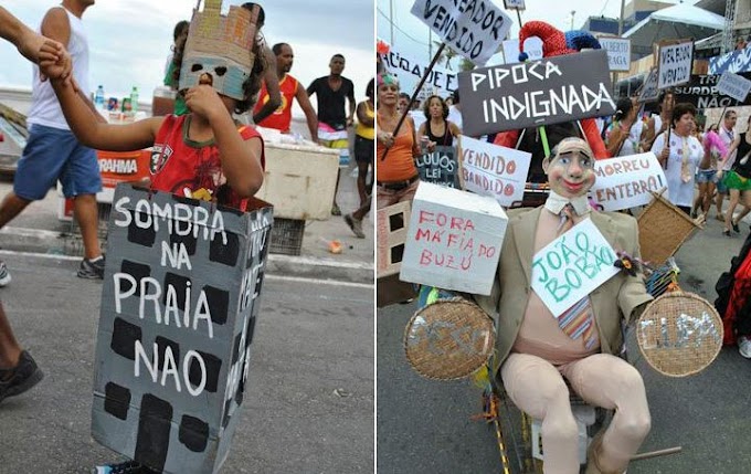 Vamos botar o Bloco Pipocas Indignadas na rua!