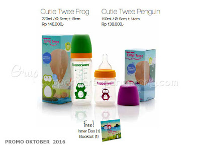 Cutie Twee Frog dan Penguin ~ Tupperware Promo Oktober 2016