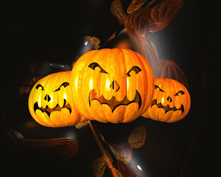 Scary Jack-o-Lantern Wallpaper