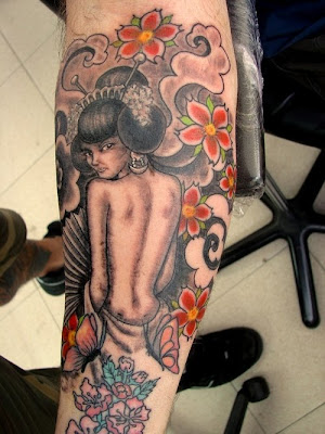 Sleeve Japanese Tattoos Especially Japanese Geisha Tattoo Designs With Image