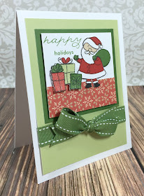Happy Holidays Santa Card