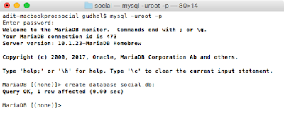 membuat database baru di mysql