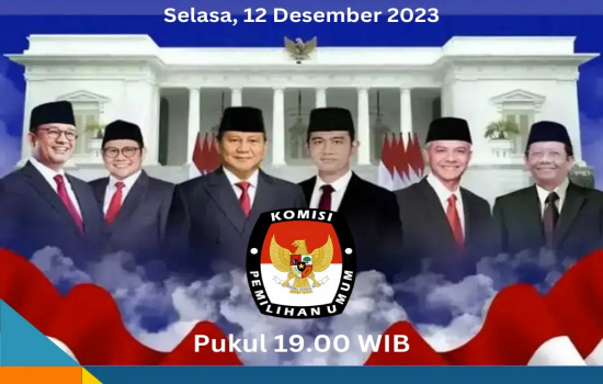 Pemilu 2024, Debat Capres 2024, Anies-Imin, Prabowo-Gibran, Ganjar-Mahfud, KPU, Pemilu damai