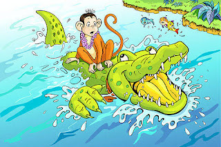 The Monkey And The Crocodile ~ Short Stories