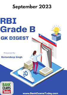 RBI Grade B GK Digest : September 2023