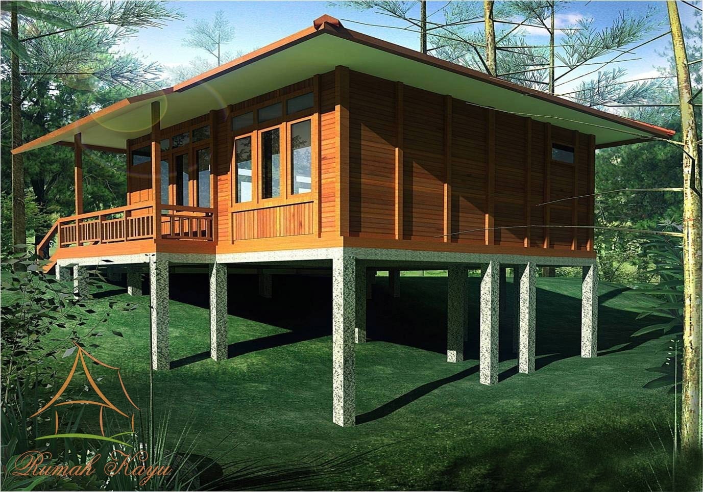 Desain Rumah Kayu Minimalis Sederhana Dan Klasik Dengan Nuansa Modern