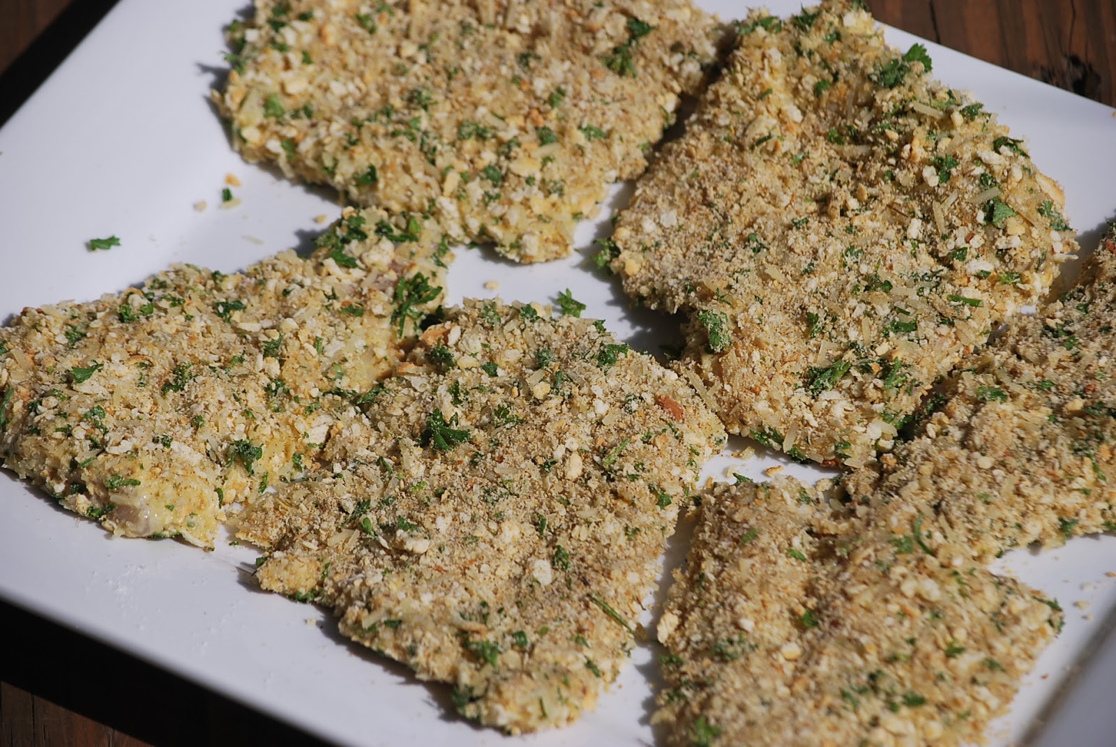 trout My breaded recipes: Crusted recipe Trout Cracker story and in Parmesan