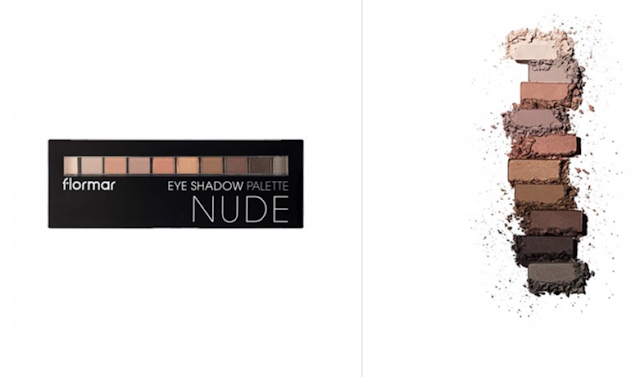 flormar nude eyeshadow palette 001