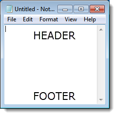 Cara Membuat Header Atau Footer Di Notepad 1